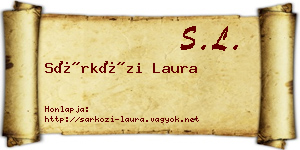 Sárközi Laura névjegykártya